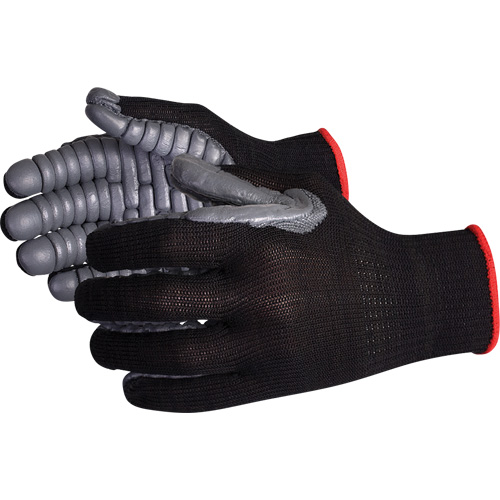 Gants antivibrations &agrave; doigts complets Vibrastop, Taille Grand, Paume Synth&eacute;tique Equipment World