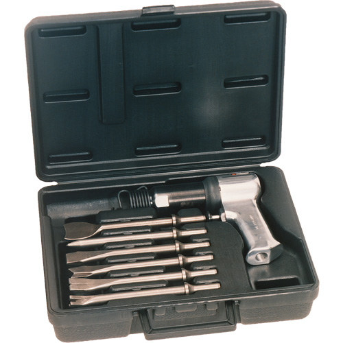 Super Duty Air Hammer Kit, 3 CFM, 1/4" NPT, 3000 BPM, 3/4" x 2-9/32" (19.05mm x 57.94mm) Equipment World