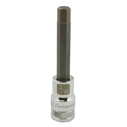 SAE Long Bit Socket, 3/8" x 3.94" L, 1/2" Drive Equipment World