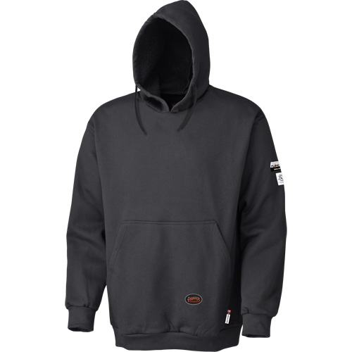 335 Flame-Resistant Pullover Hoodie, Men's, Large, Black, 22 cal/cm² Equipment World