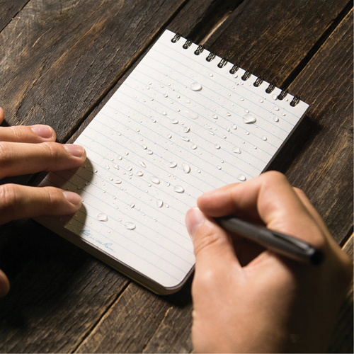 Carnet de notes de poche &agrave; spirale, Couverture souple, Jaune, 100 Pages, 4" , 6"  Equipment World