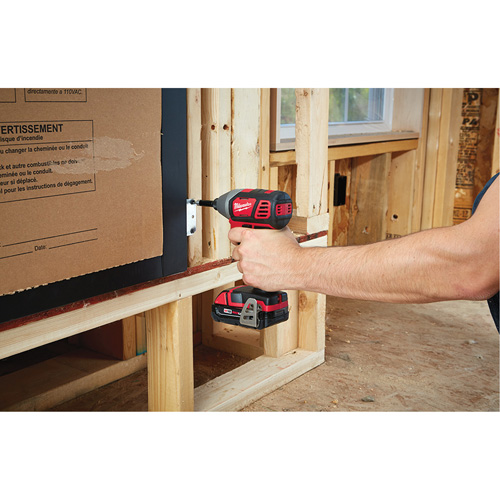 M18 Cordless Hex Impact Driver Kit, 1/4", 1500 in-lbs Max. Torque, 18 V, Lithium-Ion Equipment World