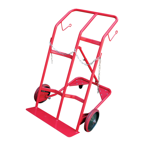 Cylinder Cart, Mold-on Rubber Wheels, 25-1/2"W x 7"L Base, 350 lbs. Equipment World