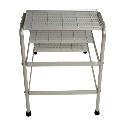 Aluminum Step Stand, 3 Steps, 34-9/16" x 22-13/16" x 30" High Equipment World