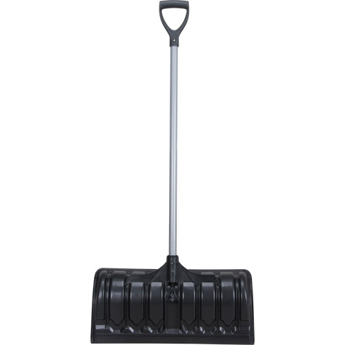 Snow Pusher, Polypropylene Blade, D-Grip Handle, 24-1/2" W Equipment World