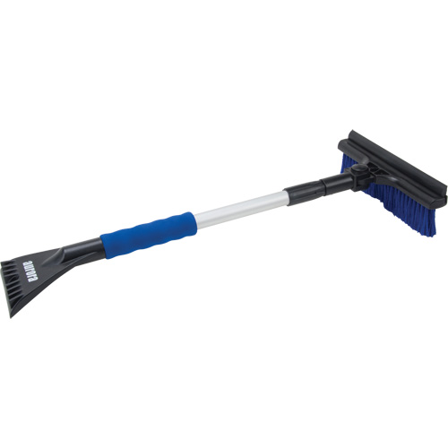 Snow Brush, Telescopic, Polypropylene Blade, 32-1/2" Long, Blue Equipment World