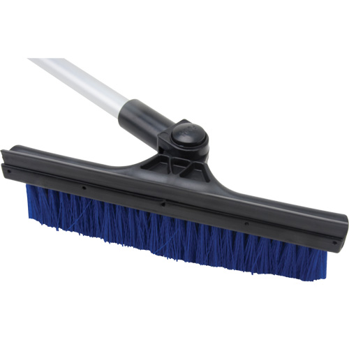 Snow Brush, Telescopic, Polypropylene Blade, 32-1/2" Long, Blue Equipment World