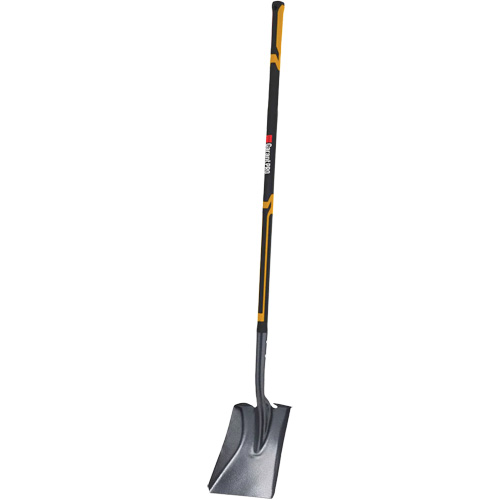 Pro Square Point Shovel, Fibreglass, Tempered Steel Blade, Straight Handle, 48" Long Equipment World