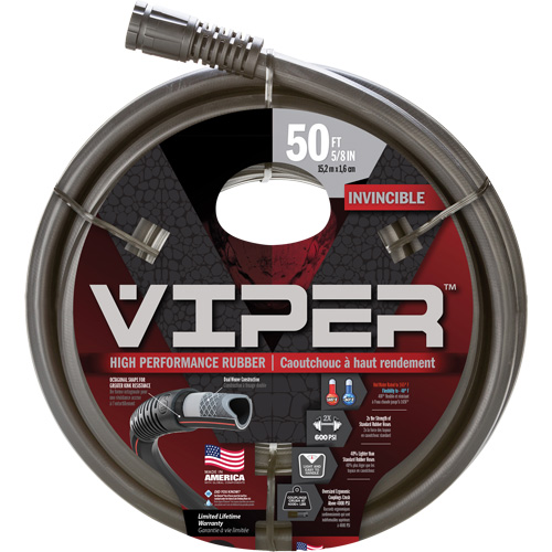 Viper&reg; High Performance Hose, Rubber, 5/8" dia. x 50' Equipment World