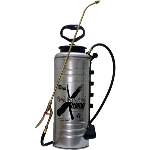 Pulv&eacute;risateur industriel Xtreme, 3,5 gal. (13,25 L), Acier inoxydable, Lance de 24" Equipment World