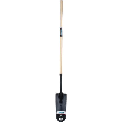 Heavy-Duty Drain Spade, Carbon Steel, 16" x 6" Blade, 45" L, Straight Handle Equipment World