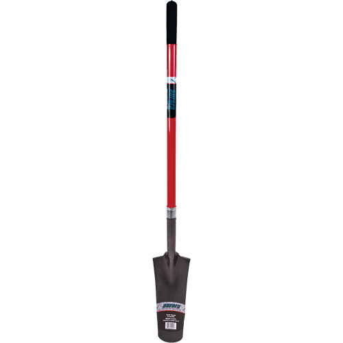 Heavy-Duty Drain Spade, Carbon Steel, 16" x 6" Blade, 45" L, Straight Handle Equipment World