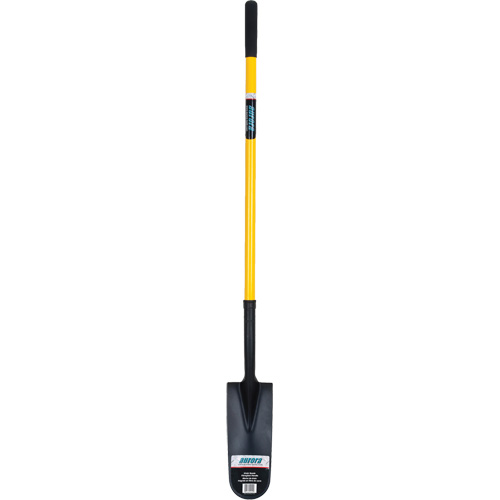 Drain Spade Shovel, Tempered Steel, 14" x 6" Blade, 46" L, Straight Handle Equipment World
