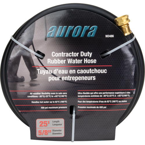 Contractor Duty Rubber Hose, Rubber, 5/8" dia. x 25' Equipment World