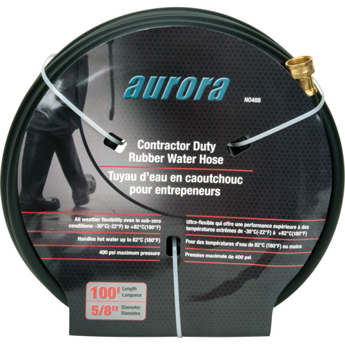 Contractor Duty Rubber Hose, Rubber, 5/8" dia. x 100' Equipment World