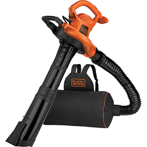 3-in-1 VacPack Leaf Blower/Vacuum/Mulcher, 250 MPH Output, Electric Equipment World