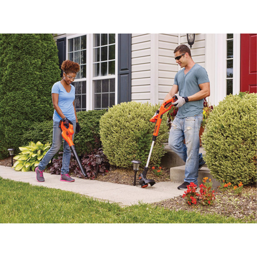 Max* String Trimmer/Edger & Hard Surface Sweeper Combo Kit, 10", Battery Powered, 20 V Equipment World