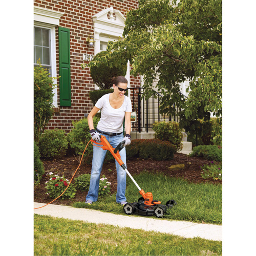3-in-1 Compact Mower, Push Walk-Behind, Electric, 12" Cutting Width Equipment World