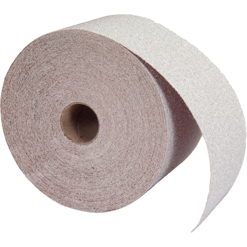 Abrasive No-Fil PSA Paper Roll, Aluminum Oxide, 2-3/4" W x 90' L, 120 Grit Equipment World