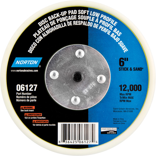Back Up Pads For PSA & Hook And Loop Paper Discs Equipment World