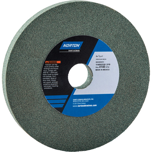 Bench Grinding Wheels - Gemini, 6" x 1/2", 1" Arbor Equipment World