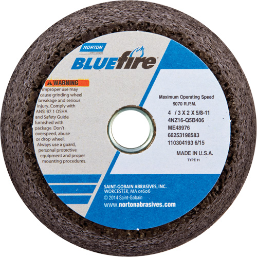 Disque &agrave; &eacute;barbage portatif non renforc&eacute; BlueFire Equipment World