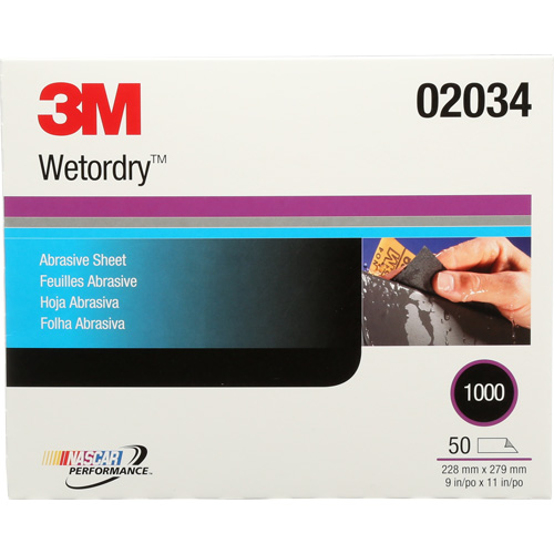 Imperiale Abrasive Sheet, 9" x 11", 1000 Grit, Silicon Carbide Equipment World