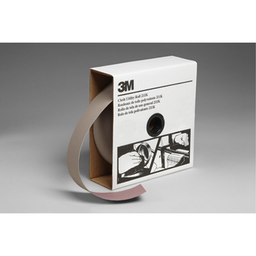 Utility Roll 211K, Aluminum Oxide, 2" W x 150' L, 120 Grit Equipment World