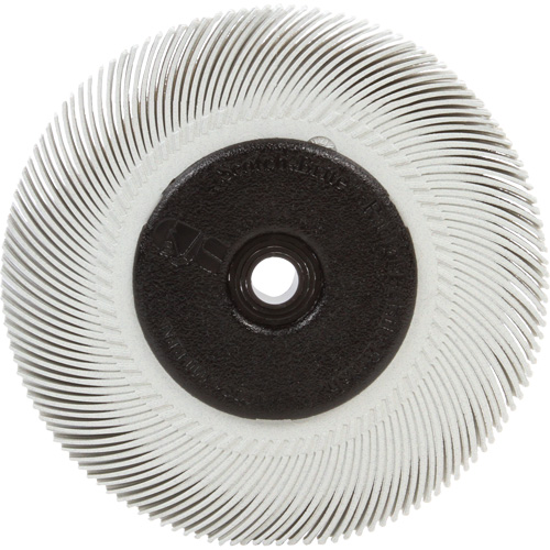 Scotch-Brite Radial Bristle Brush, Ceramic, 120 Grit, 6" Dia. Equipment World