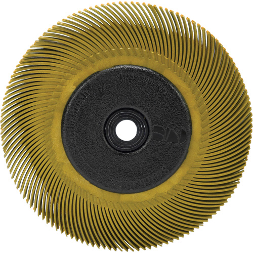 Scotch-Brite Radial Bristle Brush, Ceramic, 80 Grit, 6" Dia. Equipment World