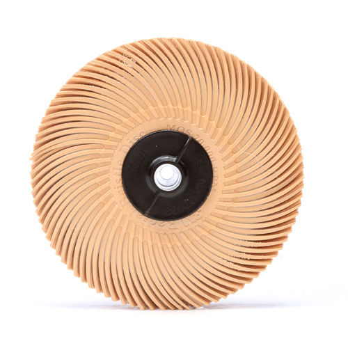Scotch-Brite Radial Bristle Disc, Aluminum Oxide, 6 Micron Grit, 3" Dia. Equipment World