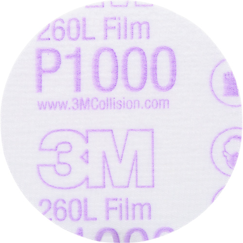 Disque dor&eacute; Hookit, dia 3", Grain P1000, Oxyde d'aluminium, Poids C Equipment World