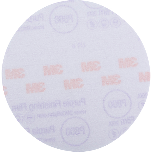DISQUE FINITION MAUVE 6" HOOKIT GRN P800 50/BTE, 6" Dia., P800 Grit Equipment World