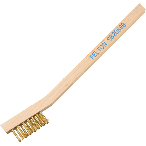 Small Cleaning Scratch Brushes, Nylon, 3 x 7 Wire Rows, 7-3/4" Long Equipment World