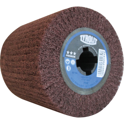 Pro-Line Surface Conditioning Drum, 4" Dia. x 4" W, 3/4" Arbor, Fine Grit, Aluminum Oxide Equipment World