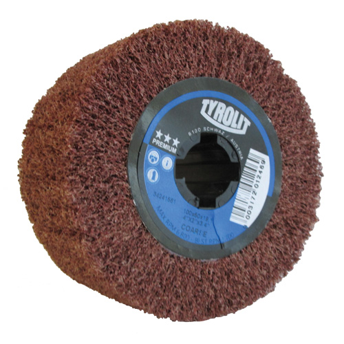 Pro-Line Surface Conditioning Drum, 4" Dia. x 2" W, 3/4" Arbor, Coarse Grit, Aluminum Oxide Equipment World