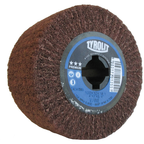 Pro-Line Surface Conditioning Drum, 4" Dia. x 2" W, 3/4" Arbor, Very Fine Grit, Aluminum Oxide Equipment World