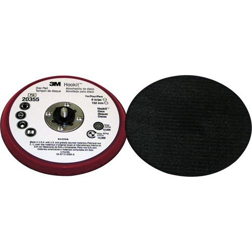 Tampon d'appoint &agrave; profil bas pour disque Hookit Equipment World