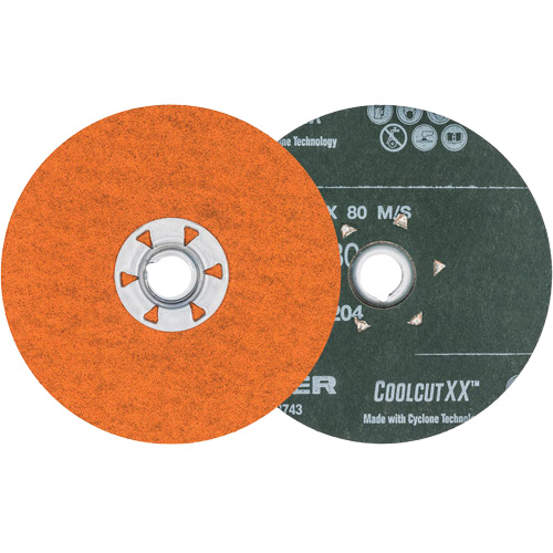 Coolcut XX Sanding Disc, 4-1/2" Dia., 80 Grit, Ceramic Equipment World