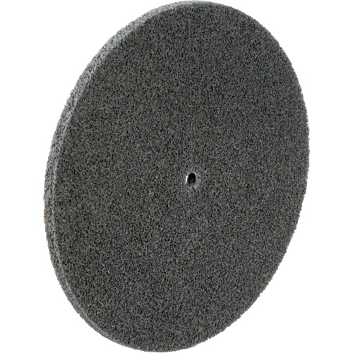 Scotch-Brite EXL Unitized Wheel, 6" x 1/4", 1/4" Arbor, Fine Grit, Silicon Carbide Equipment World