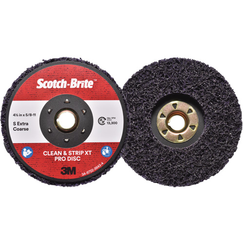 Scotch-Brite Clean & Strip XT Pro Disc, 4-1/2" Dia., Extra Coarse Grit, Silicon Carbide Equipment World