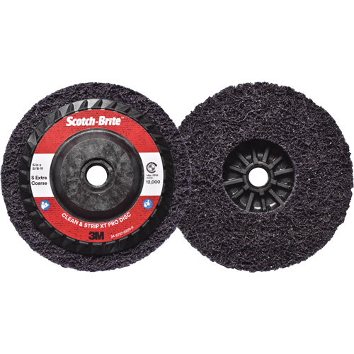 Scotch-Brite Clean & Strip XT Pro Disc, 5" Dia., Extra Coarse Grit, Silicon Carbide Equipment World