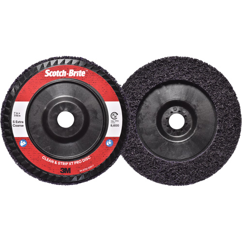 Disque  Clean and Strip  XT Pro Scotch-Brite, 7" dia., Grain Extra grossier, Carbure de silicium Equipment World