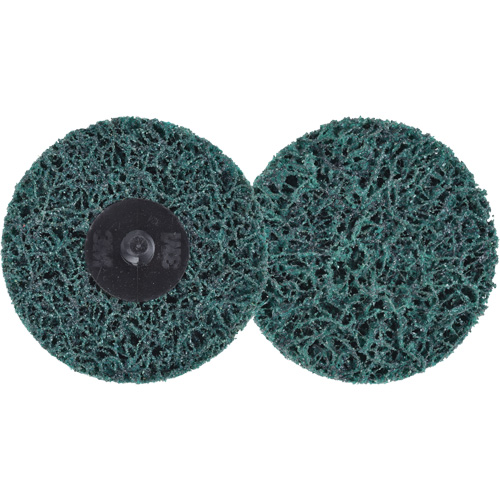 Disque extra coupe  Clean and Strip  XT Pro Roloc Scotch-Brite, 3" dia., Grain Extra grossier, Oxyde d'aluminium Equipment World