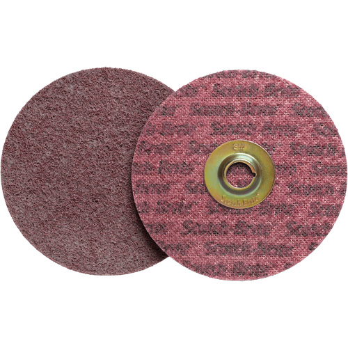 Scotch-Brite Roloc Surface Conditioning Disc, 2" Dia., Medium Grit, Aluminum Oxide Equipment World