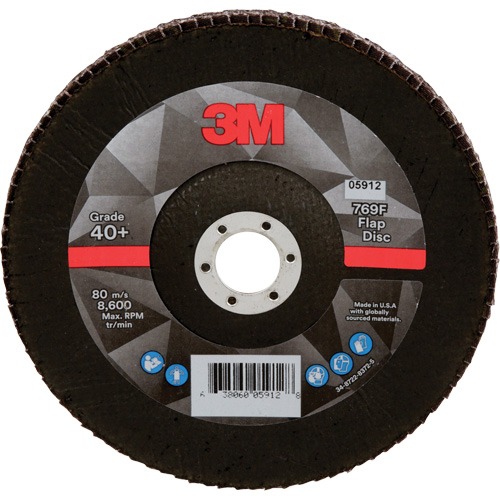 769F Quick Change Flap Disc, 7" x 7/8", Type 29, 120+ Grit, Aluminum Oxide/Ceramic Equipment World
