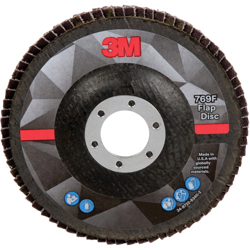 769F Quick Change Flap Disc, 5" x 7/8", Type 27, 40+ Grit, Ceramic Equipment World