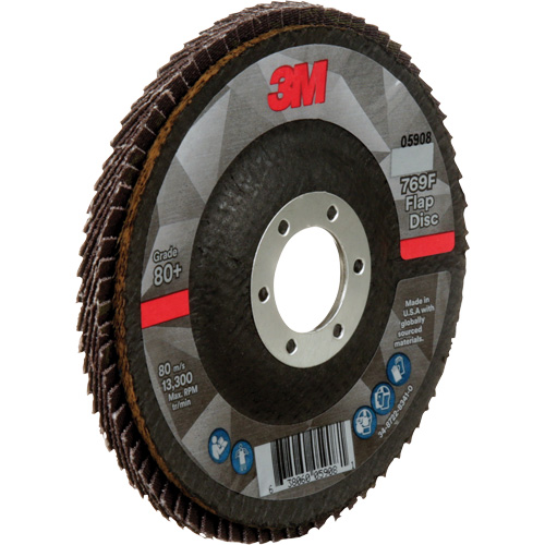 769F Quick Change Flap Disc, 4-1/2" x 7/8", Type 29, 80+ Grit, Ceramic Equipment World