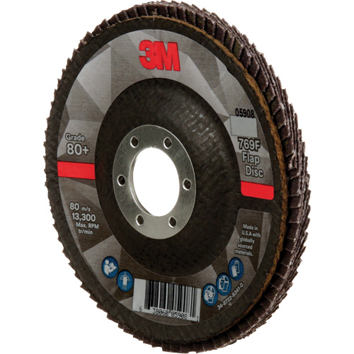 769F Quick Change Flap Disc, 4-1/2" x 7/8", Type 29, 80+ Grit, Ceramic Equipment World
