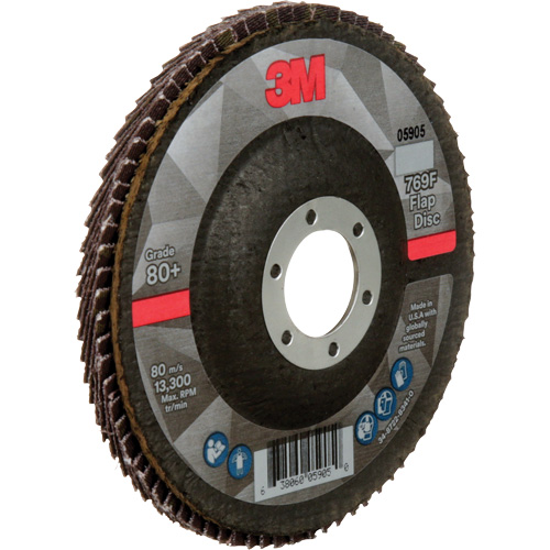 769F Quick Change Flap Disc, 4-1/2" x 7/8", Type 27, 80+ Grit, Ceramic Equipment World